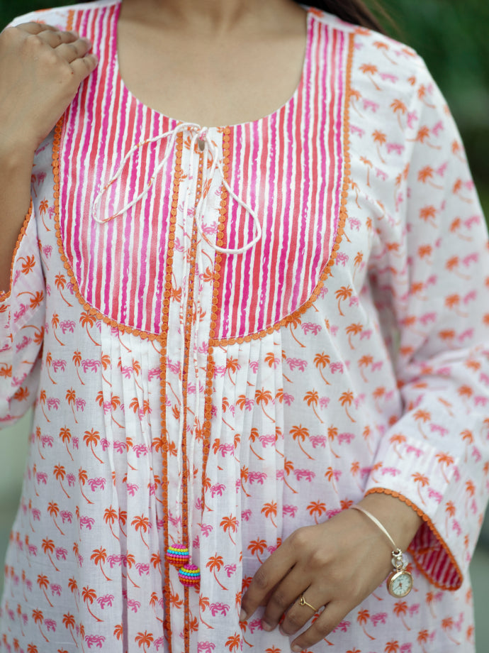 The Pink Crabby Tunic