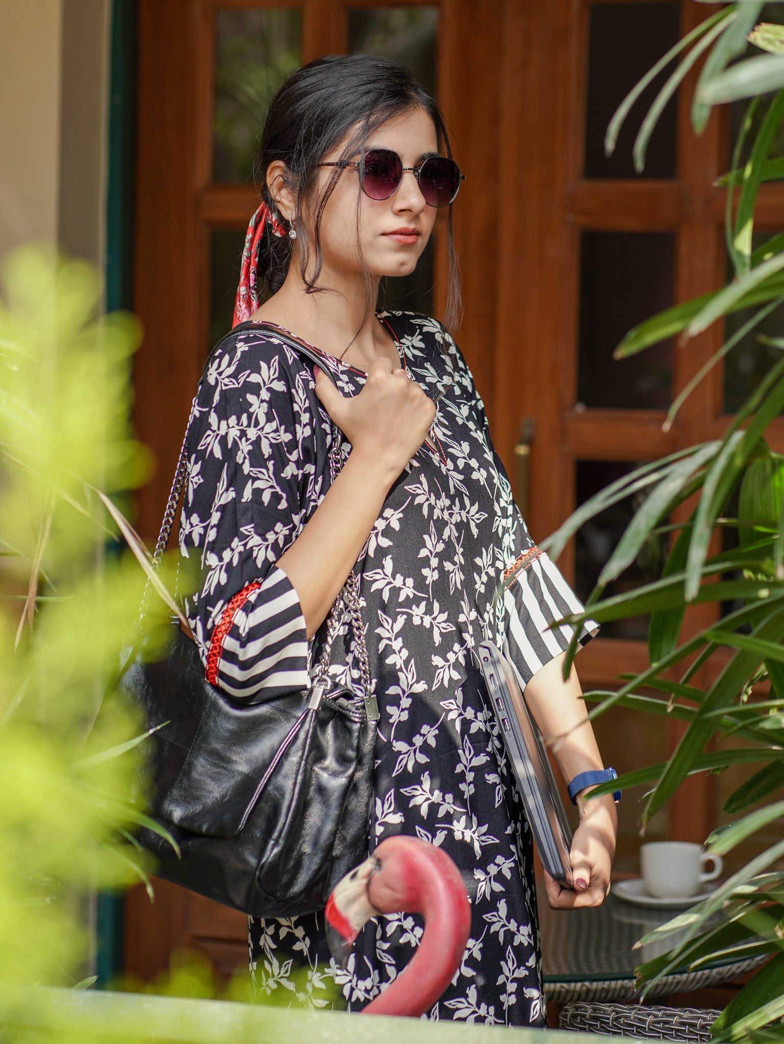 Ink Bloom Contemporary Kurta Set