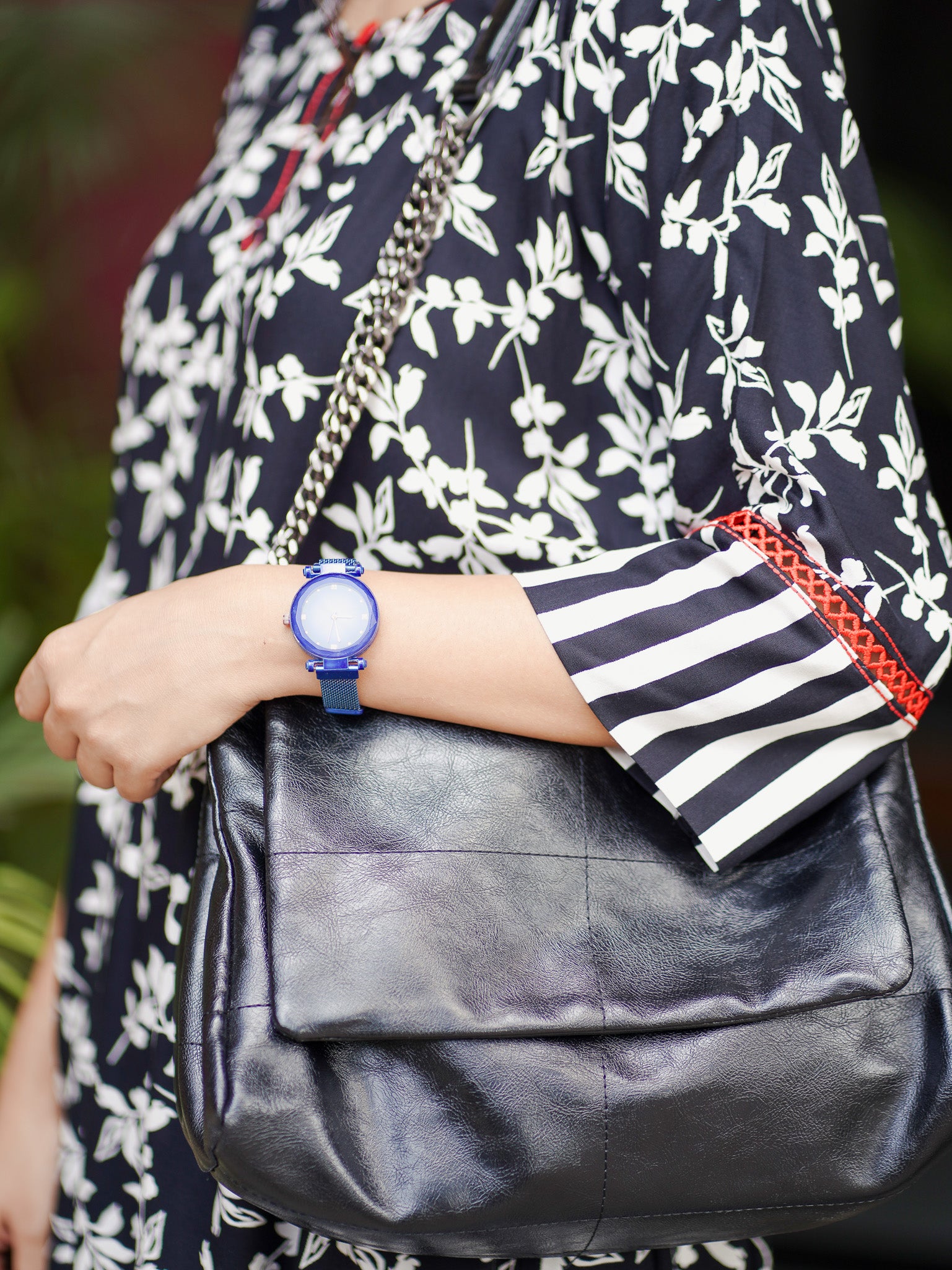 Ink Bloom Contemporary Kurta Set